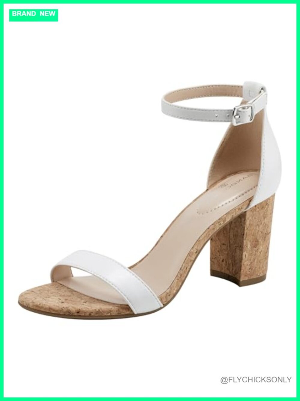 Ankle Strap Block Heel Dress Sandals